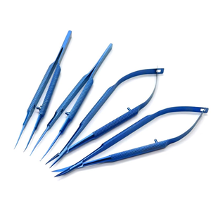 Kit de Instrumentos Microquirúrgicos de Titanio, Tijeras de 14 cm, Portaagujas, Pinzas, Herramientas de Microcirugía de Precisión - Product Image 5
