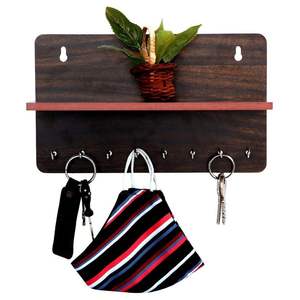 Porta Llaves de Madera Elegante de Buena Calidad, Organizador con Ganchos Personalizados para la Entrada, Artículo de Decoración para el Hogar en Oferta, con Tamaño y Diseño Personalizados - Product Image 1