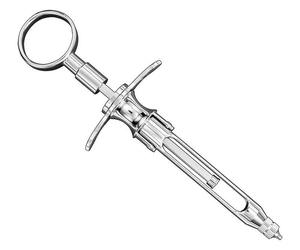 Porte-aiguille chirurgical dentaire en acier inoxydable, poignée ergonomique en anneau, couleur et taille personnalisables, certifié CE, pour usage chirurgical, seringue dentaire - Product Image 4