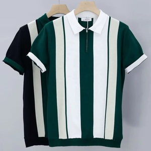 Camisa Casual Ecológica de Manga Corta para Hombre, Verano 2026, Venta al Por Mayor, Personalizada, con Botones Forrados en Spandex/Poliéster, de Secado Rápido - Product Image 1