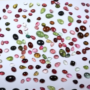 Natural Multi Tourmaline Cabochon 1200 Carat Lot Mixed Shapes Loose for Jewelry Making Wholesale PANJSHIR GEMS INTERNATIONAL - Product Image 3