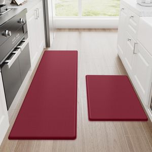 2 Tappeti da Cucina Antifatica, Tappetini Ammortizzati Antiscivolo per Scrivania, Tappetino Impermeabile per Pavimento della Cucina - Product Image 1