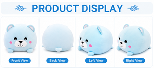 <b>Bear</b> Teddy <b>Bear</b> Plush Pillow Soft Toy <b>Cute</b> Shape Sofa Bed Decor Kids Gift OEM Wholesale PP Cotton Filling 31-50cm Divyas Brand - Product Image 4