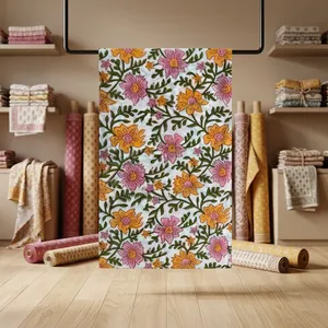 Dolly Enterprises Modern Digital Printed Floral 100% Cotton Premium Designer Soft Breathable Washable Fabric for Women Fashion - Product Image 3