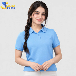 Nueva Camiseta Polo de Moda para Mujer, Confeccionada con Tela Ligera, Ofrece un Ajuste Relajado y una Sensación Suave, Camiseta Polo para Mujer para Uso Casual - Product Image 1