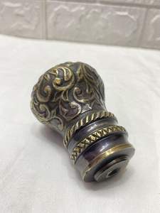 Empuñadura de Bastón de Latón Grabada Moderna de 5 Pulgadas, Diseño Vintage para Bastón de Madera, Venta al por Mayor OEM - Product Image 6