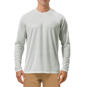 Nouveau T-shirt à manches longues pour homme, coupe ajustée, pour l'été, respirant, séchage rapide, style décontracté, T-shirt à manches longues personnalisé - Product Image 3