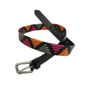 Cinturón de cuero genuino con diseño patentado de hebilla de latón de cristal Hotfix - Product Image 3