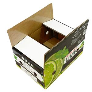 Rectangular Folding Corrugated Board Carton Box Custom Logo Flexo UV Printing Recycled Materials for Agricultural Products - Product Image 1
