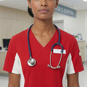 100% Polyester Cotton Nursing <b>Scrubs</b> <b>Set</b> / Nurse Medical <b>Scrubs</b> Shirts | Nursing <b>Scrubs</b> Pant \ Nurses Hospital Uniform - Product Image 5