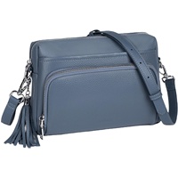 Sacs à main à bandoulière légers en cuir véritable pour femmes petits sacs à bandoulière pour femmes de style bohème avec blocage RFID intégré
