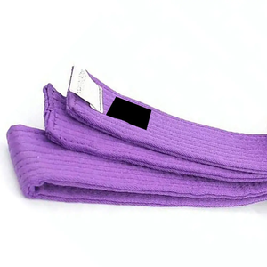 Ceintures de karaté de couleur marron, ceintures noires de karaté, ceintures de taekwondo personnalisées, ceintures de karaté solides, ceintures écologiques personnalisables unisexes - Product Image 2