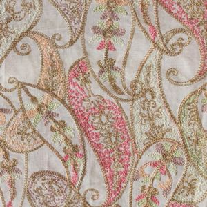 Premium Chain Stitch Embroidery Fabric For Women Fashion Wear Designer <b>Garments</b> And Boutique Textile Material - Product Image 3