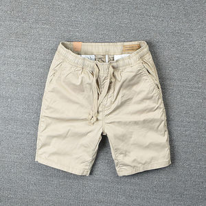 Pantalones Cortos de Mezclilla Personalizados para Hombre, Corte Ajustado, 4 Bolsillos, Cintura con Cordón, Tela Transpirable, Diseño con Orificios para Verano - Product Image 5