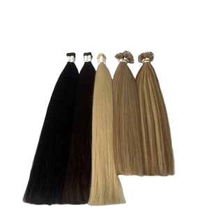 Vente en gros janvier nouvelle vague naturelle brute non traitée extensions de cheveux humains européenne trame unique ruban vendeur paquet perruques Vietnam - Product Image 1