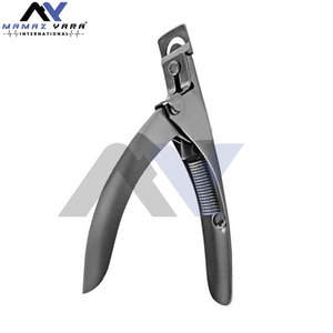 Cortador de puntas de uñas con mango largo y cuchilla recta para uñas acrílicas, suministros de metal para decoración de uñas, instrumentos de belleza al por mayor - Product Image 3