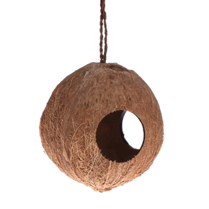 Cueva de Coco de Primera Calidad para Mascotas, Ideal para Terrarios, Lagartos, Hámsteres, Serpientes, Reptiles y Anfibios, Hecha en Sri Lanka - Product Image 1