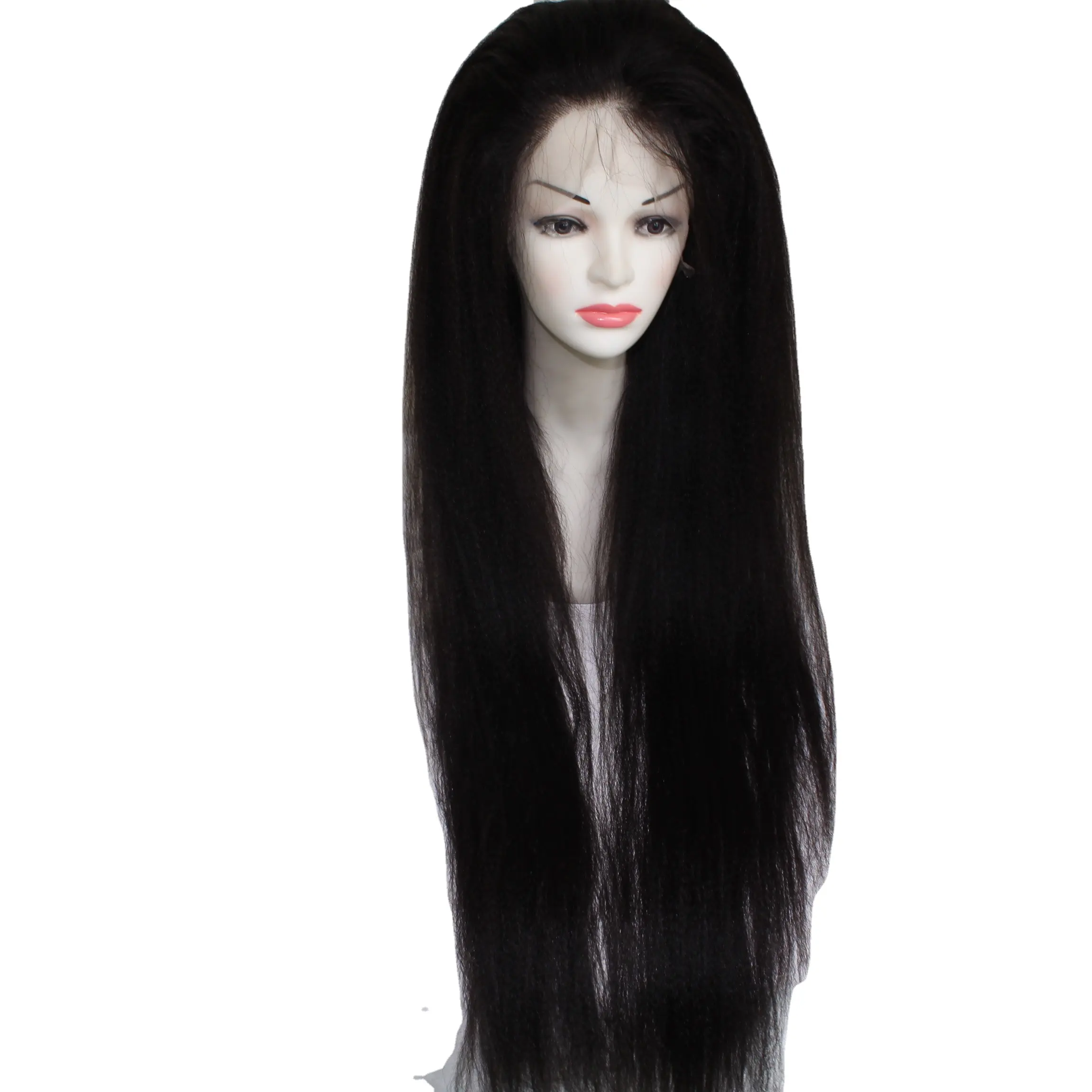 Cheap bone straight human hair wig head tide 100% human Wholesale Brazilian Hair HD Lace Front Wigs