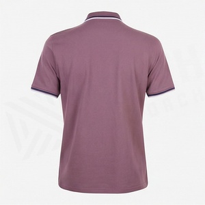 เสื้อโปโลชายพิมพ์โลโก้ตามสั่ง แขนเสื้อระบายอากาศได้ดี ผ้าฝ้ายลำลอง ไซส์ใหญ่ เหมาะสำหรับกีฬากอล์ฟ กิจกรรมกลางแจ้ง - Product Image 2