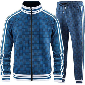Survêtement homme OEM en coton premium avec veste de sport, commandes en gros acceptées dans le monde entier - Product Image 4