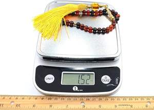 ลูกปัดทำด้วยมือ tasbeeh สำหรับช่างฝีมือที่มีจริยธรรมผลิตภัณฑ์ลูกปัด tasbeeh สำหรับการนมัสการในชีวิตประจำวันและการอธิษฐานอย่างสันติ - Product Image 3