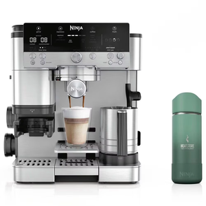 เครื่องชงกาแฟเอสเพรสโซกึ่งอัตโนมัติสแตนเลสสตีลพอร์ทาฟิลเตอร์เครื่องชงกาแฟโฮมคาเฟ่ นินจา 750W เครื่องยนต์ปั๊ม 16-20 - Product Image 1