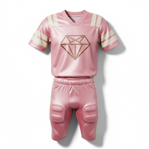 Uniforme de Fútbol Americano Sublimado, Diseño Personalizado, Jersey de Club, Doble Capa en los Hombros, Ropa Profesional para Partidos - Product Image 1