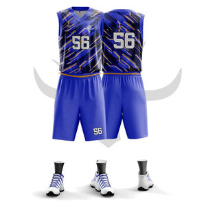 Tenues de basket-ball de qualité supérieure pour hommes, respirantes, 100 % polyester, fabriquées au Pakistan. - Product Image 4