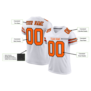 Maillots de football américain personnalisés, maillots de supporter, vente en gros, meilleur design d'équipe, uniformes de football sublimés de haute qualité - Product Image 2