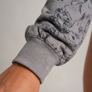 Combinaison pour femme de qualité supérieure, décontractée, à capuche, en polyester/coton, à manches longues, en tissu extensible, à motifs, douce au toucher, confortable - Product Image 5