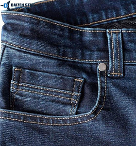 Custom Logo Front Breathable Motorcycle Riding Denim Jeans Polyester/Cotton Protective Biker Pants OEM ODM - Product Image 2
