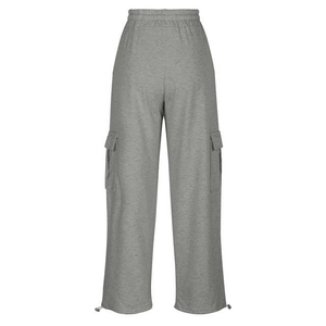 Pantalones de Moda para Mujer 2026, Pantalones Casuales con Logotipo Personalizado, Pantalones Cargo de Algodón con Cordón en la Cintura y Bolsillos - Product Image 3