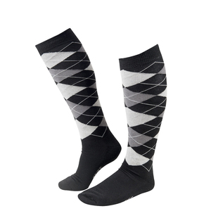 Men's & Women's Cotton Knitting <b>Knee</b> <b>High</b> Sport <b>Socks</b> Autumn Horse Riding Long <b>Socks</b> with Cuff & Bottom Design - Product Image 4