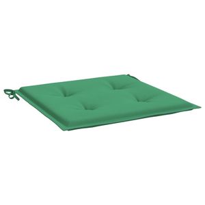 Ensemble de 4 coussins de chaise d'extérieur en tissu Oxford vert 100% polyester - Product Image 3