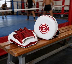 Guantes de Entrenamiento Curvos de Alta Gama para Muay Thai, Pads de Precisión Profesional para Práctica de MMA, Sanda y Kickboxing - Product Image 6