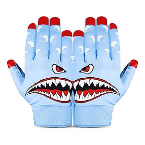 Gants de football américain pour adultes et jeunes, légers, avec grip en silicone adhérent, pour l'entraînement et les matchs - Product Image 2