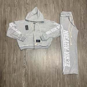 Sweat-shirts à capuche unis avec fermeture éclair, broderie personnalisée, appliqué brodé, vêtements de sport pour hommes, survêtements pour hommes - Product Image 1