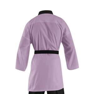 Unisex Taekwondo Uniform 100% Cotton Lightweight Breathable Practice Gi Standard Cut Adult Size <b>Black</b> <b>Belt</b> Included - Product Image 6