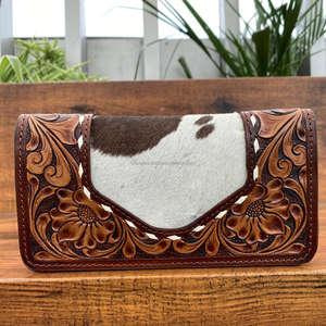 กระเป๋าสตางค์หนังวัวแท้สำหรับผู้ชายแบบคลาสสิกใหม่กระเป๋าสตางค์ใส่บัตรแบบสุภาพบุรุษกระเป๋าสตางค์หนังวัวแท้คุณภาพสูง - Product Image 4