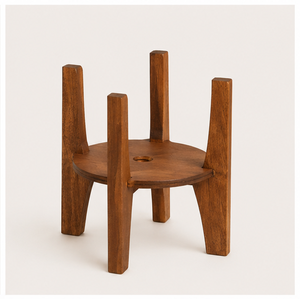 Wholesale Eco-Friendly Modern Wood Plant Stand Solid Acacia Wood Indoor Flower <b>Pot</b> <b>Holder</b> for Living Room Custom Logo - Product Image 2