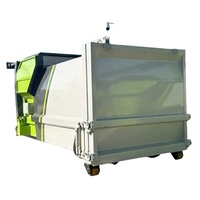 Station de compactage des déchets de haute qualité bacs 10cbm 12cbm 14cbm 16cbm collecte efficace des déchets boîte de vitesses de moteur manuelle