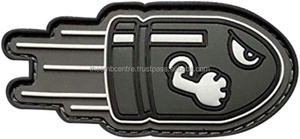 Badges professionnels avec logo personnalisé Badges en caoutchouc PVC et silicone souple de nouveau style imprimés sur toile avec tissu sergé de décoration en dentelle - Product Image 4