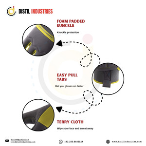 Guantes de Mecánico con Protección Acolchada en los Nudillos y Palma, Diseño Duradero para Mantenimiento en Exteriores, Ecológicos, para Uso en las Cuatro Estaciones - Product Image 6