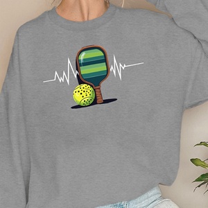 Sudaderas de mujer de colores pickleball paddle y Ball - Product Image 4