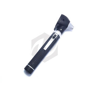 Ensemble d'examen otoscopique à fibre optique, mini format de poche, couleur noire, instrument médical ORL portable avec LED lumineuse - Product Image 6