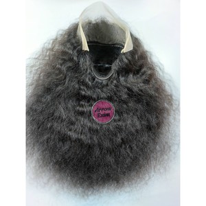 Perruque Lace Front en Cheveux Indiens Remy Naturels Bouclés Profonds, Sans Colle, Densité 180% et Dentelle Transparente, Origine Inde - Product Image 4