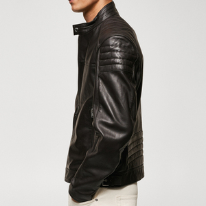 ARTIZ INTERNATIONAL Custom Genuine <b>Leather</b> <b>Jackets</b> Men Womens Unisex Pure <b>Leather</b> Retro Biker Style Windproof Eco-Friendly - Product Image 3