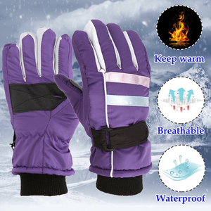 Guantes de Esquí Impermeables de Aventura, Guantes Térmicos para Nieve, Resistentes al Viento, con Pantalla Táctil, para Deportes de Montaña de Invierno, Marca Privada OEM - Product Image 4