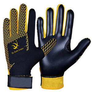<b>Red</b> Gaelic Football Goalkeeper <b>Gloves</b> Leather Breathable HandGuard Custom Logo Unisex Sports Training Gear - Product Image 4