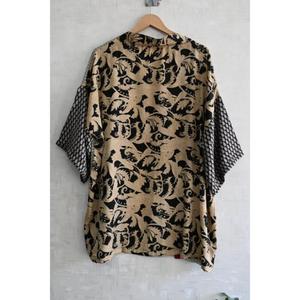 Robe de mariée sexy en soie, kimono pour femmes, robe de nuit courte imprimée faite à la main, vêtements de nuit pour mariage - Product Image 5